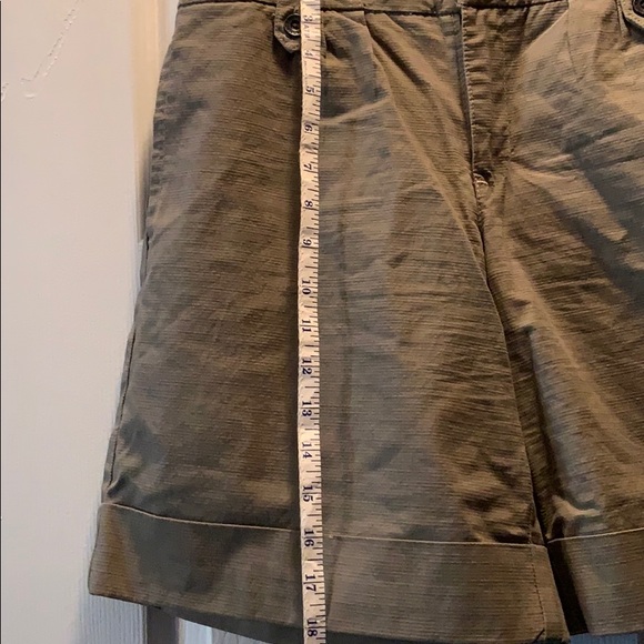🔥3/$10 Jeanstar 8 cuff shorts light olive green - Picture 5 of 6